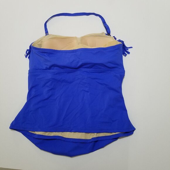 NWT Swimsuits For All Swim Set Fringe Blue Size 22 - Picture 10 of 16